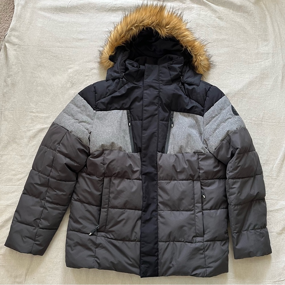 Avalanche Outdoor Supply Company Men’s Quilted Jacket w Removable Hood Size Med